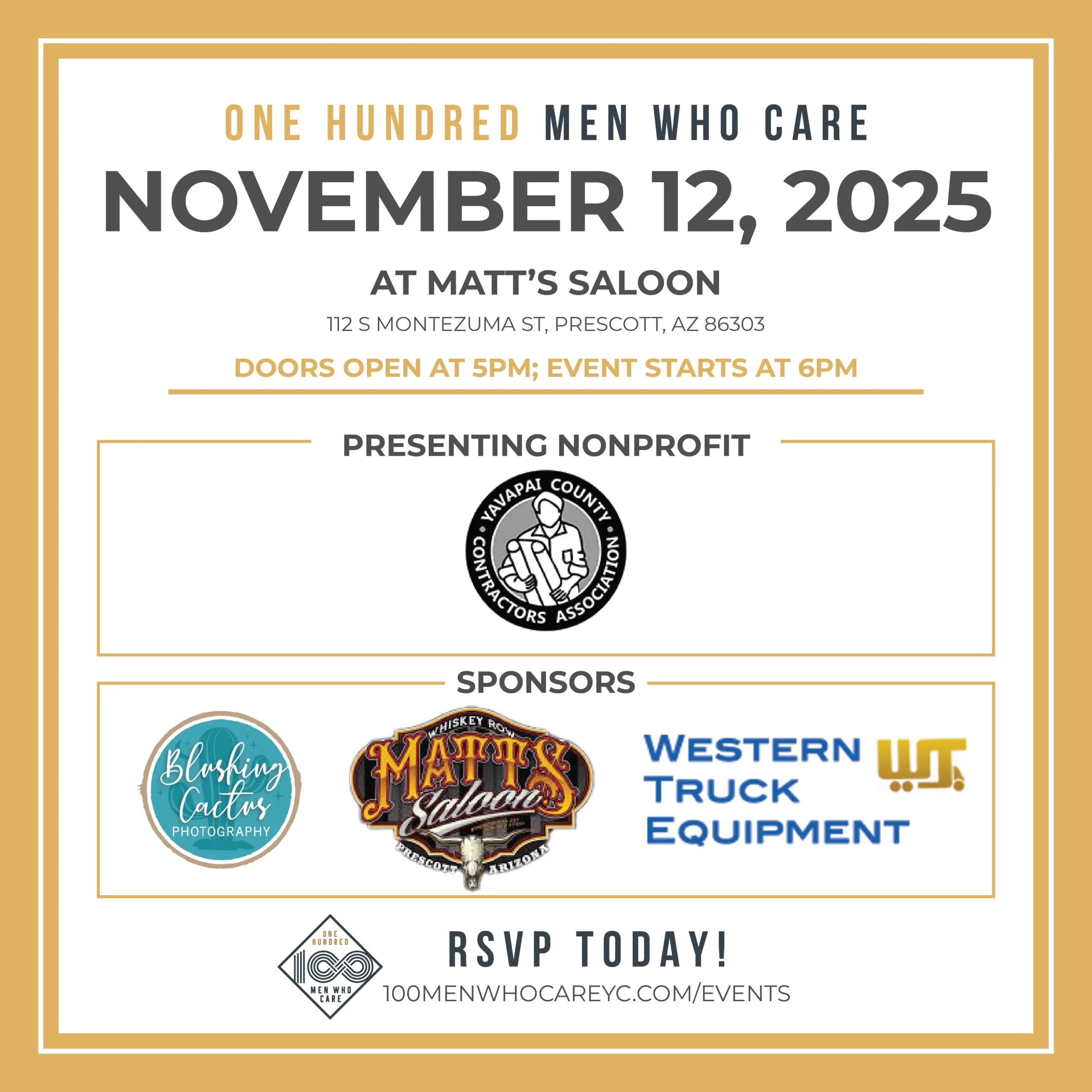 Nov-12 100 Men Who care Event
