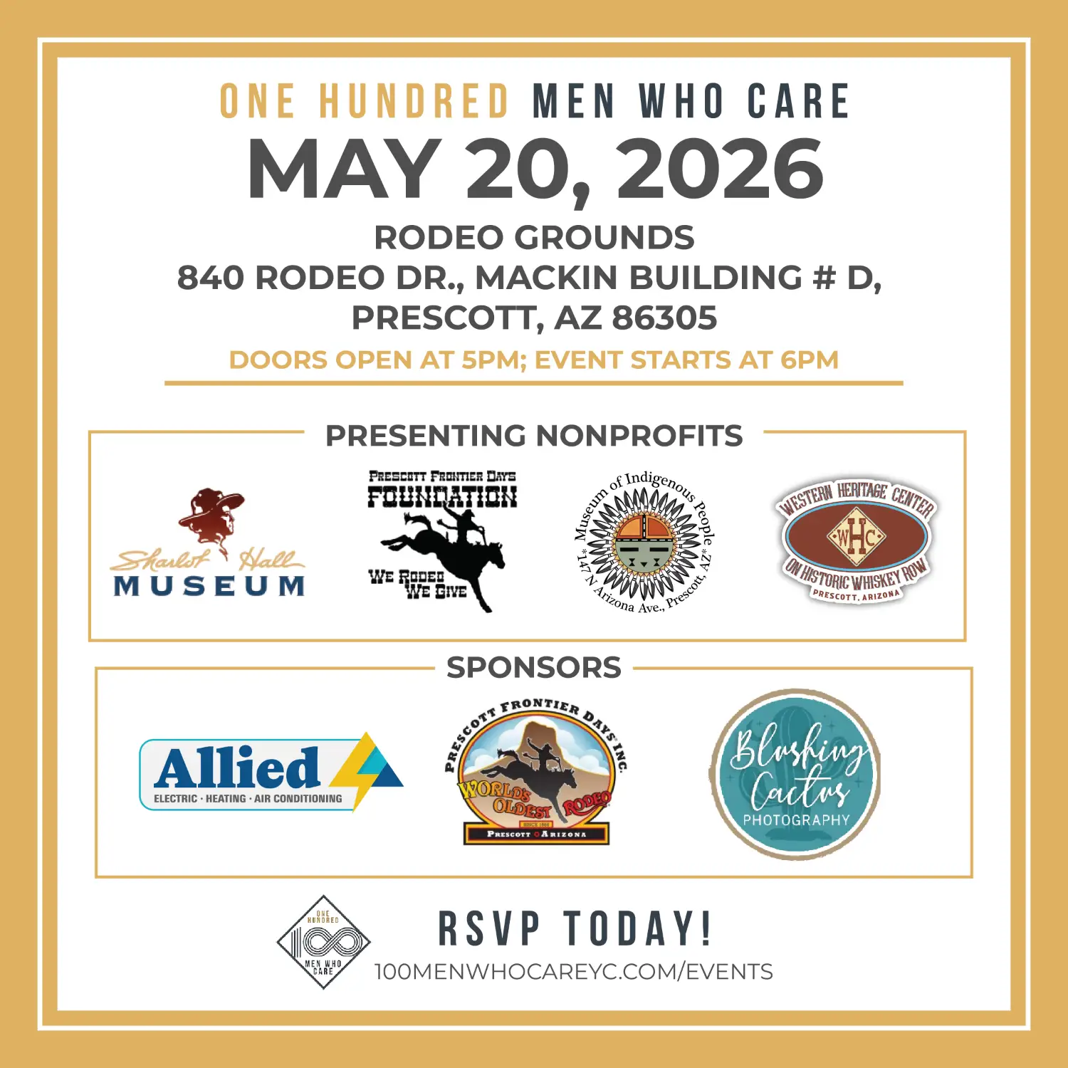 100 Men Who Care May 20 Event